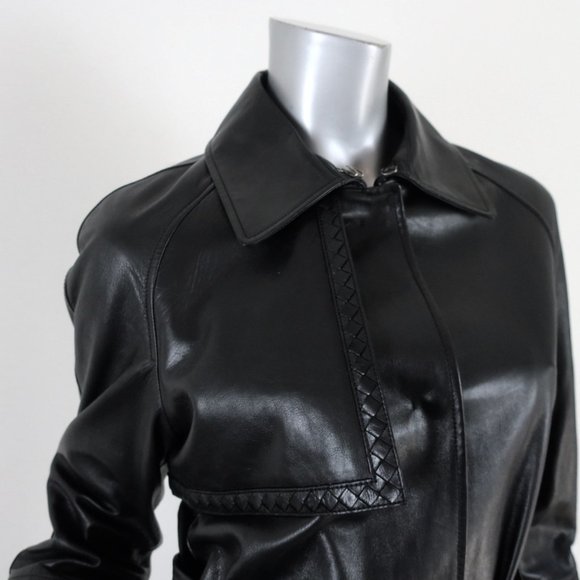 Bottega Veneta  Leather Trench Coat - Picture 3 of 10